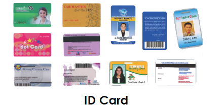 Custom made ID Card, Car sign, Coaster etc.
